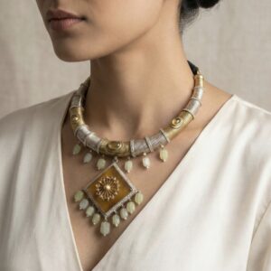 Amber Meadow Statement Necklace