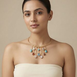 Prism Drop Gem Collar