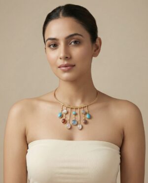 Prism Drop Gem Collar