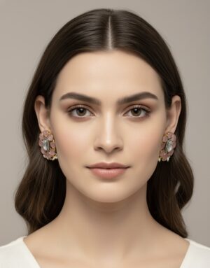 Blush Royal Statement Studs