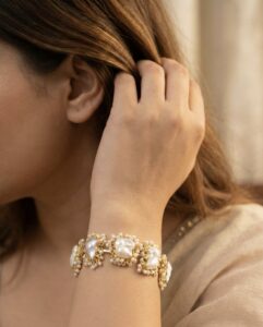 Baroque Pearl Bloom Bracelet