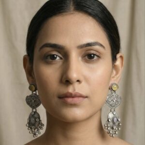 Vintage Silver Ghungroo Drops